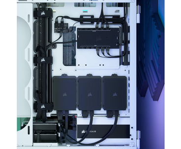 CAJA SEMITORRE ATX ICUE 5000T RGB TG WHITE CORSAIR