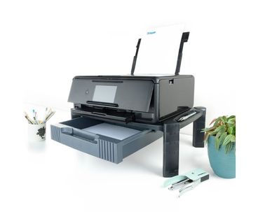 SOPORTE ELEVADOR REGULABLE MULTIUSOS CON CAJON TOOQ