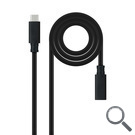 CABLE USB-C 3.2 Gen2x2 20Gbp 100W/5A, 4k/60Hz, USB-C/M-H 1.5 M NEGRO NANOCABLE
