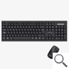 TECLADO + RATON OPTICO WIRELESS MX410 NEGRO APPROX