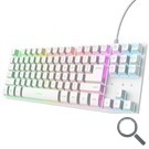 TECLADO MECANICO GAMING GXT 833 THADO RGB BLANCO TRUST