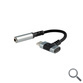 CABLE ADAPTADOR AUDIO USB-C/M A JACK 3.5/H + USB-C DE CARGA10 CM NEGRO NANOCABLE