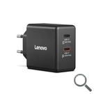 CARGADOR DE PORTATIL USB-C GAN DUAL 65W LENOVO