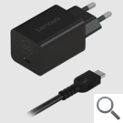 CARGADOR DE PORTATIL USB-C GAN NANO 65W LENOVO