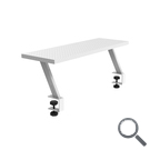 SOPORTE ELEVADOR MONITOR 17" BLANCO MARS GAMING