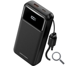 POWER BANK 20000mAh 22.5W + CABLE USB-C NEGRO VENTION