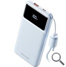 POWER BANK 10000mAh 22.5W + CABLE USB-C BLANCO VENTION