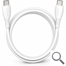 CABLE USB-C A USB-C 60W 2.0 3A 1 M BLANCO VENTION
