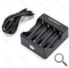 CARGADOR DE PILAS 4 (AA/AAA) NEGRO AIGOSTAR