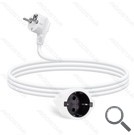 CABLE ALARGADOR ALEMAN 3G 3 M BLANCO AIGOSTAR