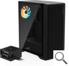 GIGABYTE CAJA SEMITORRE C103 GLASS + FUENTE P650G PG5