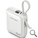 POWER BANK 10000mAh 35W + CABLE USB-C BEIGE VENTION